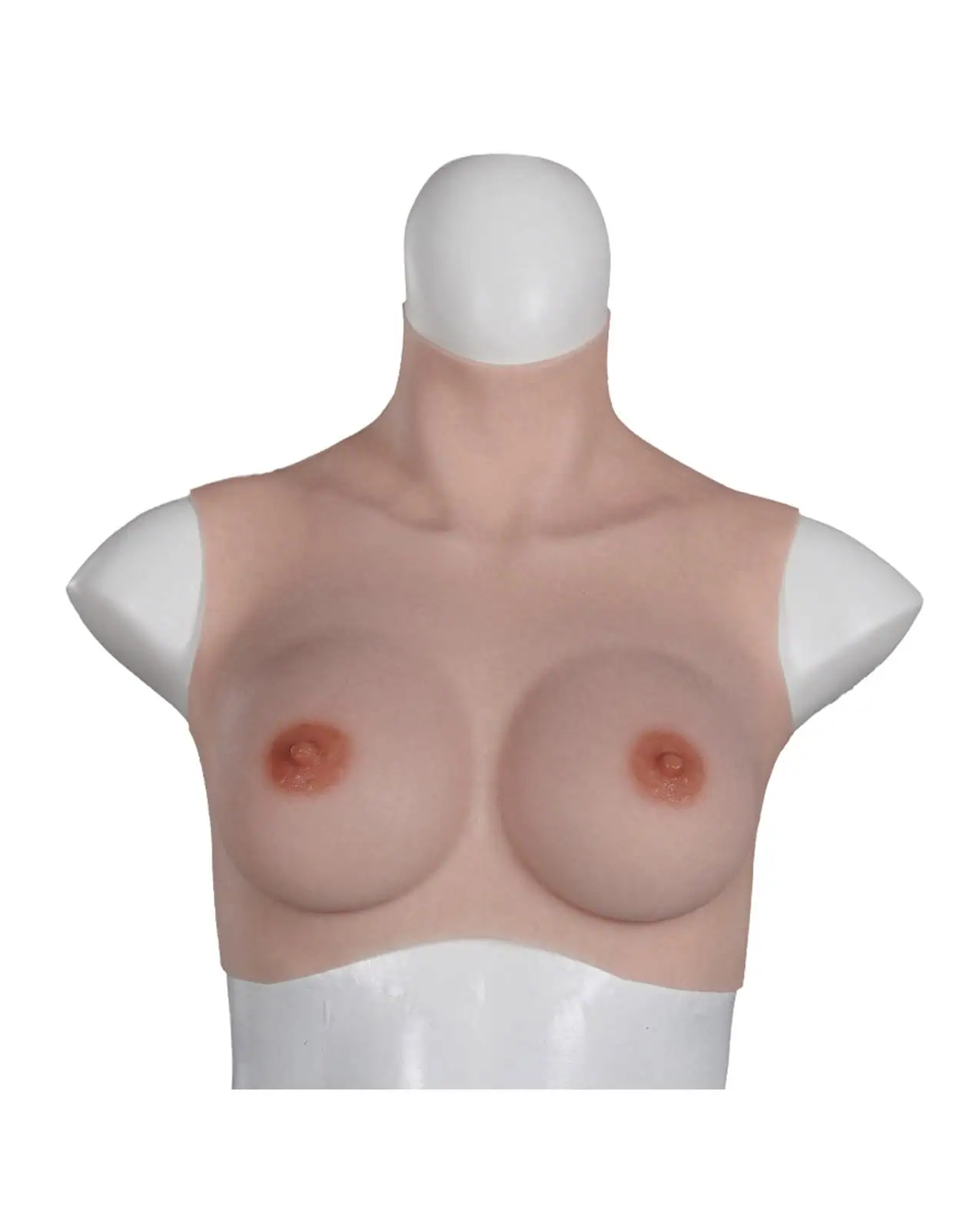 XX-DREAMSTOYS Ultra Realistic D Cup Breast Form Medium - Ivory - Image 2