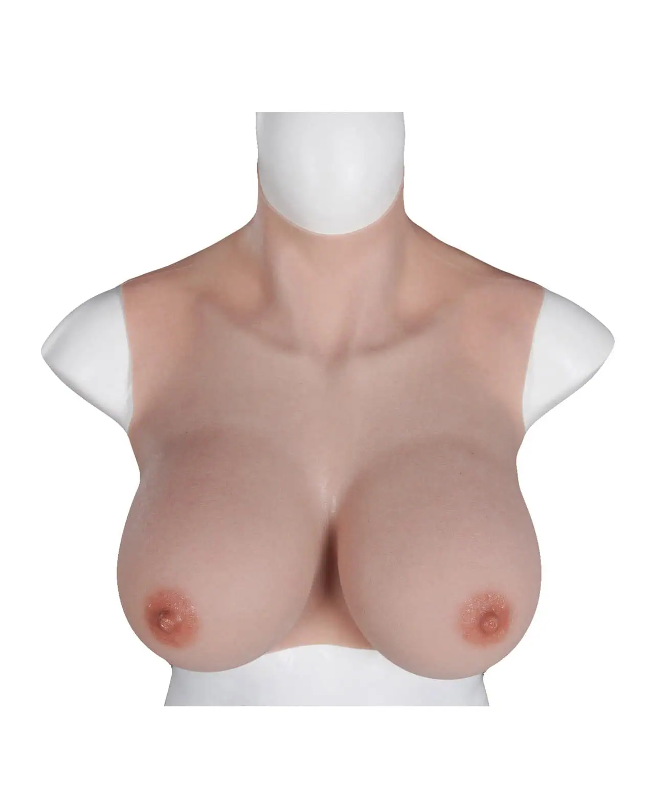 XX-DREAMSTOYS Ultra Realistic E Cup Breast Form Large - Ivory - Image 2