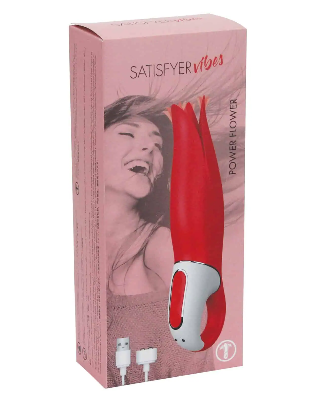 Satisfyer Vibes Power Flower - Red - Image 4