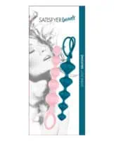 Satisfyer Soft Silicone Beads - Blue & Pink - Image 4