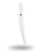 Satisfyer Wand-er Woman - White/Chrome - Image 3