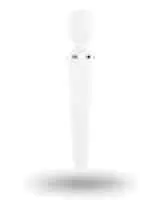 Satisfyer Wand-er Woman - White/Chrome - Image 4