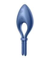 Satisfyer Bullseye Ring Vibrator - Blue - Image 1