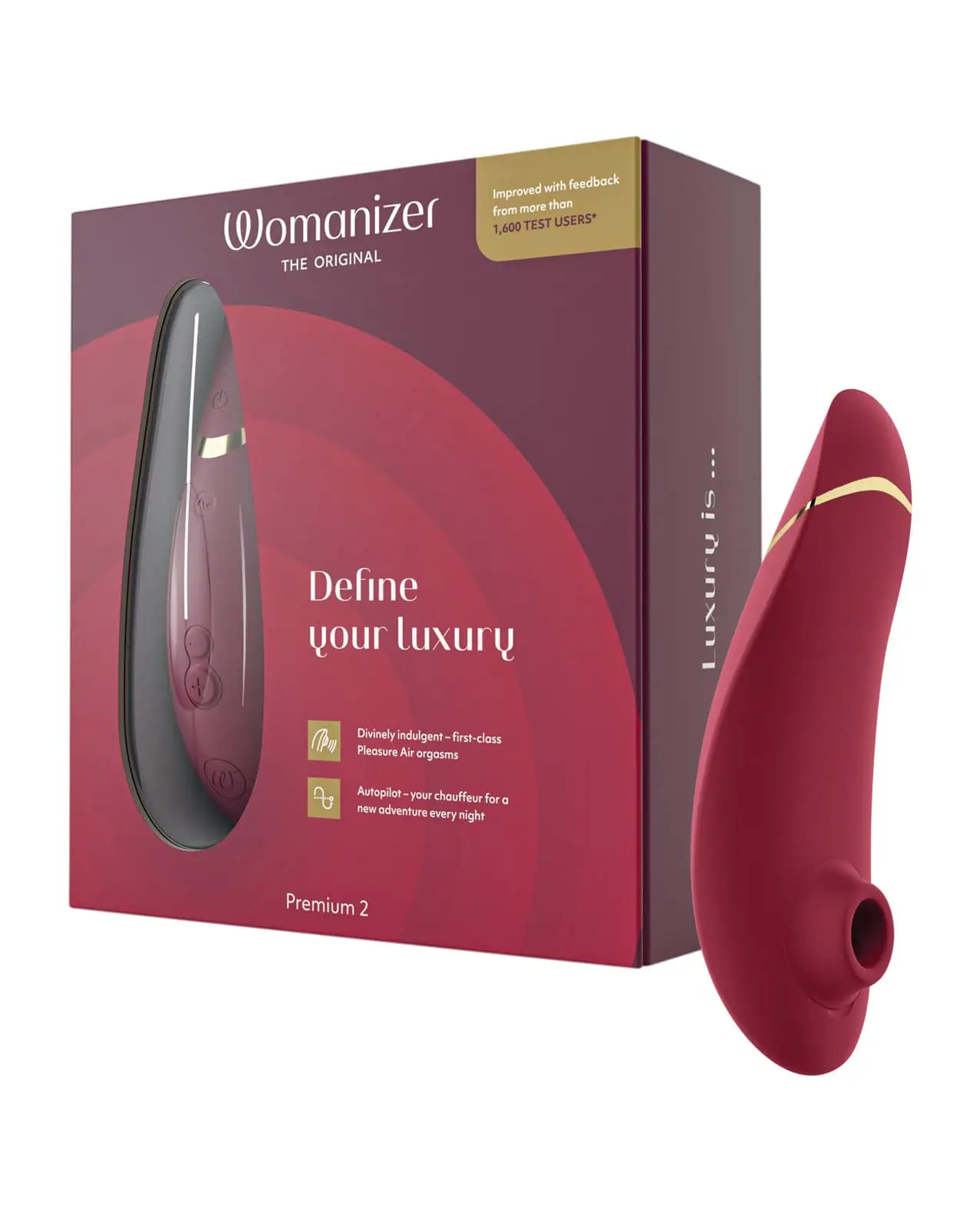 Womanizer Premium 2 Bordeaux - Image 3