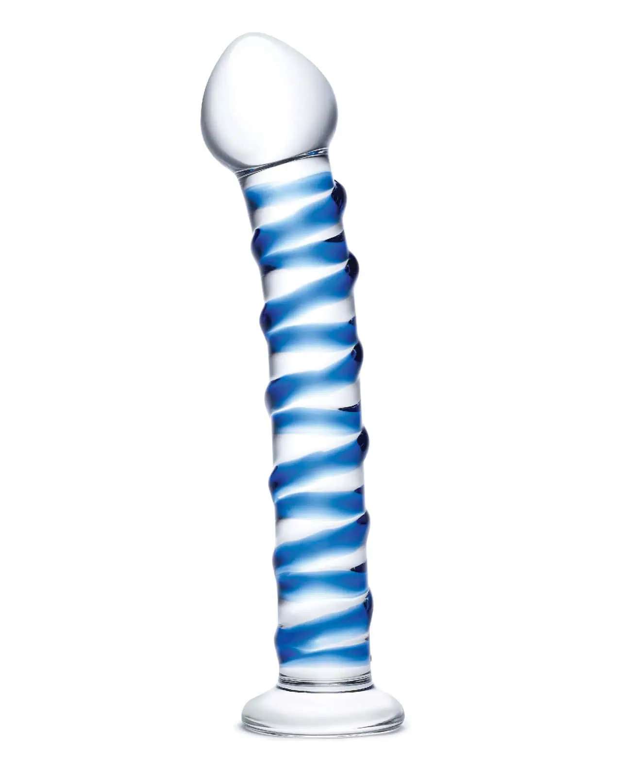 Glas Spiral Glass Dildo - Blue - Image 4