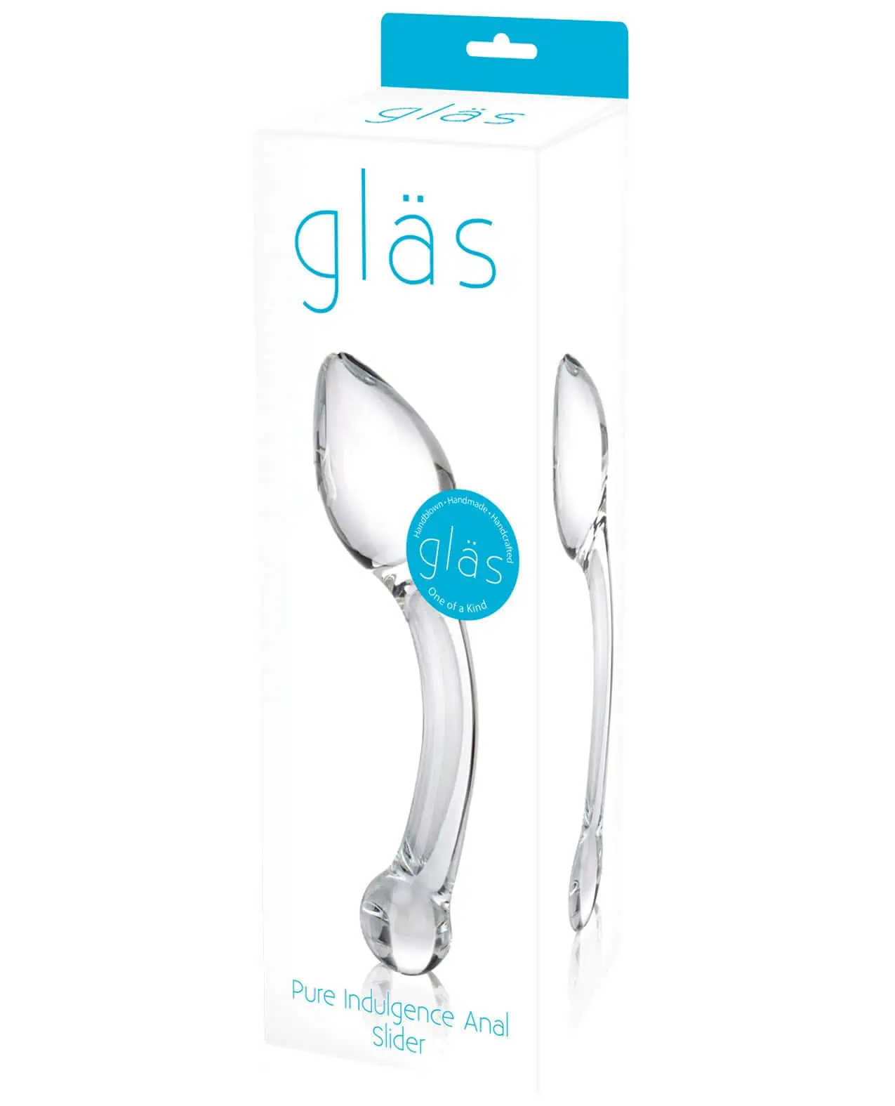 Glas Pure Indulgence Anal Slider - Clear - Image 3