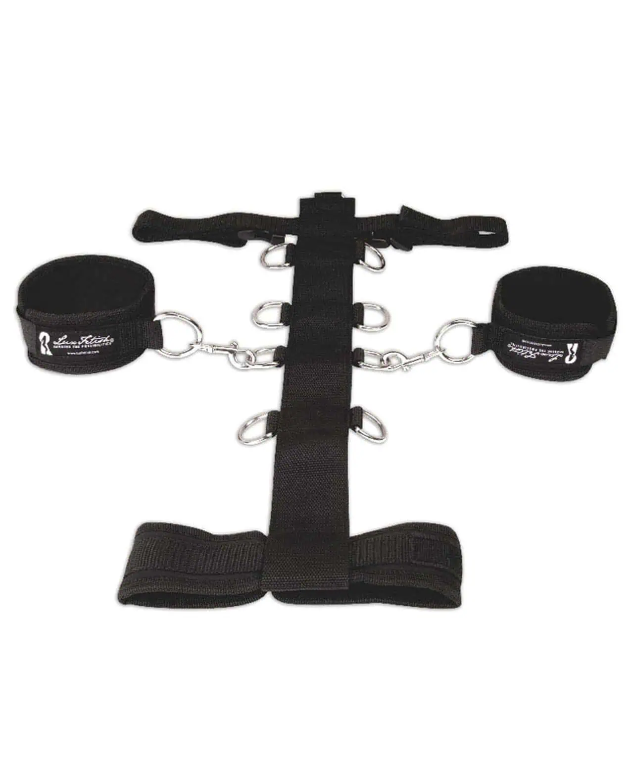 Lux Fetish 3 pc Adjustable Neck & Wristraint Set - Image 4