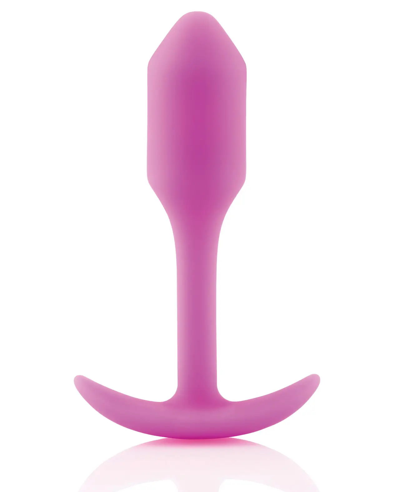 b-Vibe Weighted Snug Plug 1 - .55 g Fuchsia - Image 2