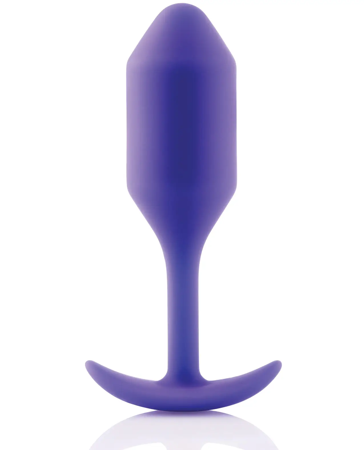 b-Vibe Weighted Snug Plug 2 - .114 g Purple - Image 2