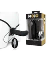 Mojo Ghia Vibrating Male Harness - Black - Image 3
