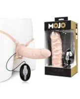 Mojo Throttle Vibrating Male Harness - Flesh - Image 1
