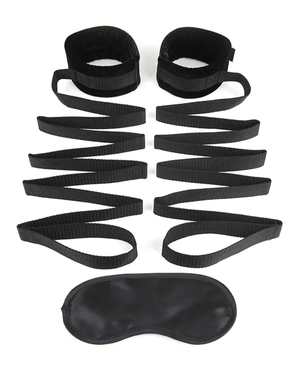 Lux Fetish Bondage Bed Strap Restraint System - 2 pc Set - Image 2