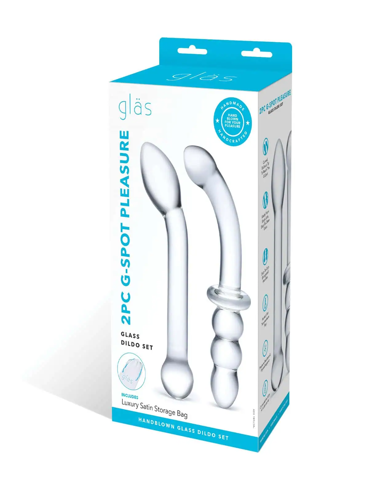 G Spot Pleasure Set 2pc Clear - Image 3