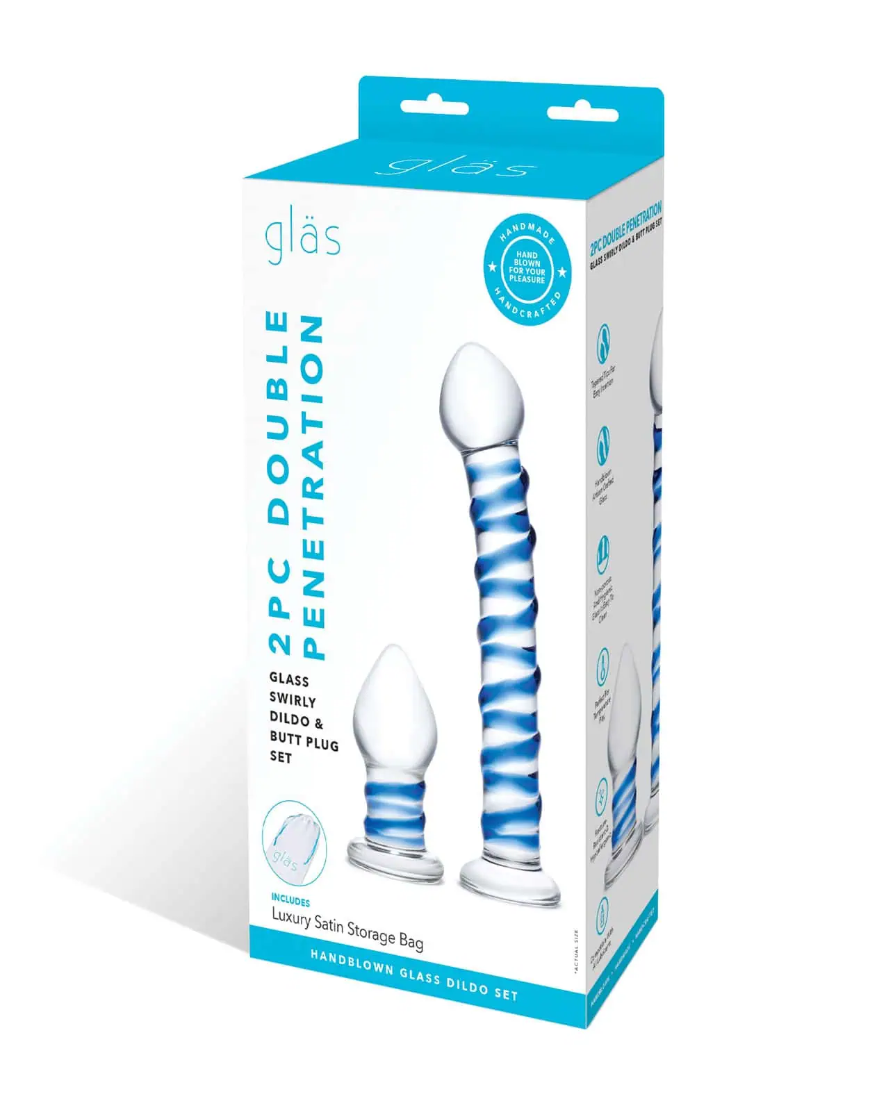 Swirly Dildo and Buttplug Set - Image 3