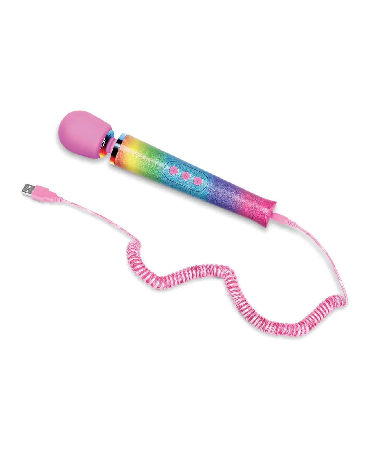 Le Wand Petite Rechargeable Vibrating Massager - Rainbow - Image 4