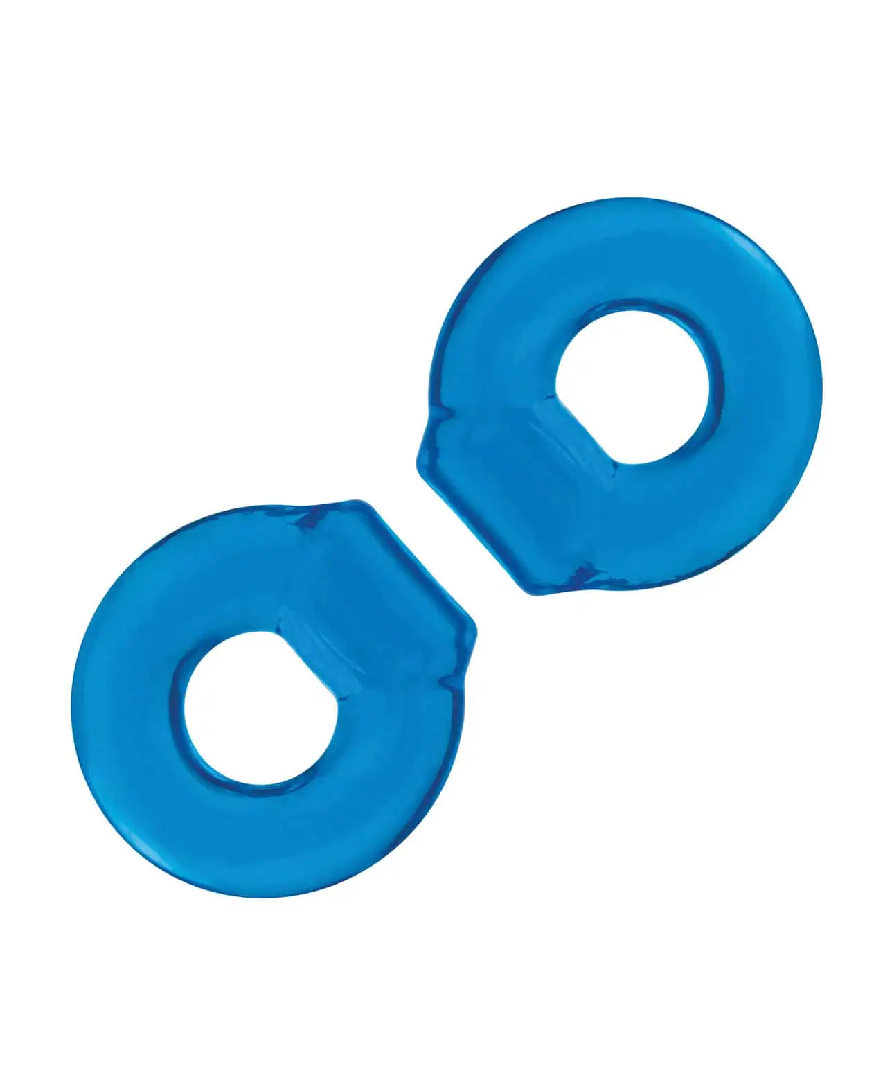 Blue Line C & B Ultra-Stretch Stamina Endurance Ring - Jelly Blue Pack of 2 - Image 2