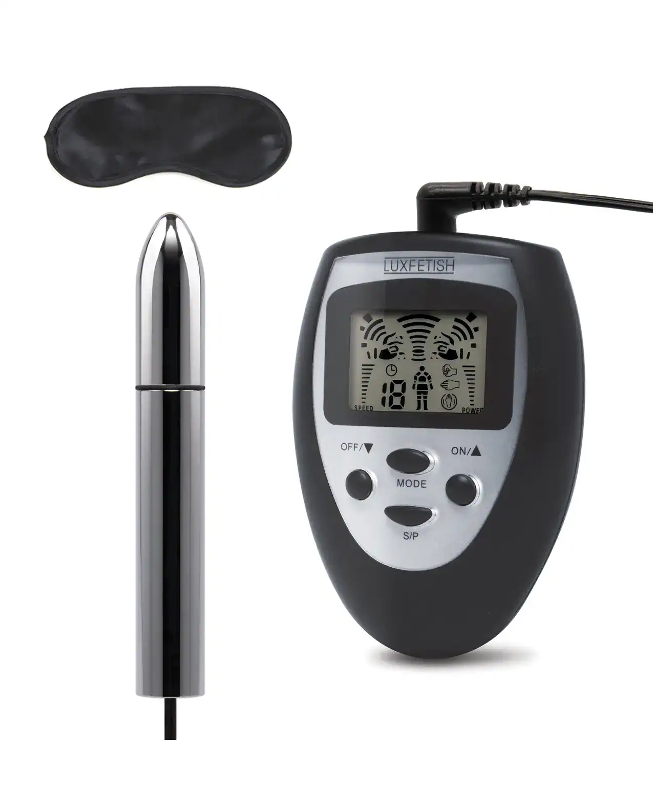 Lux Fetish Electro Sex Shock Wand w/Remote - Image 2