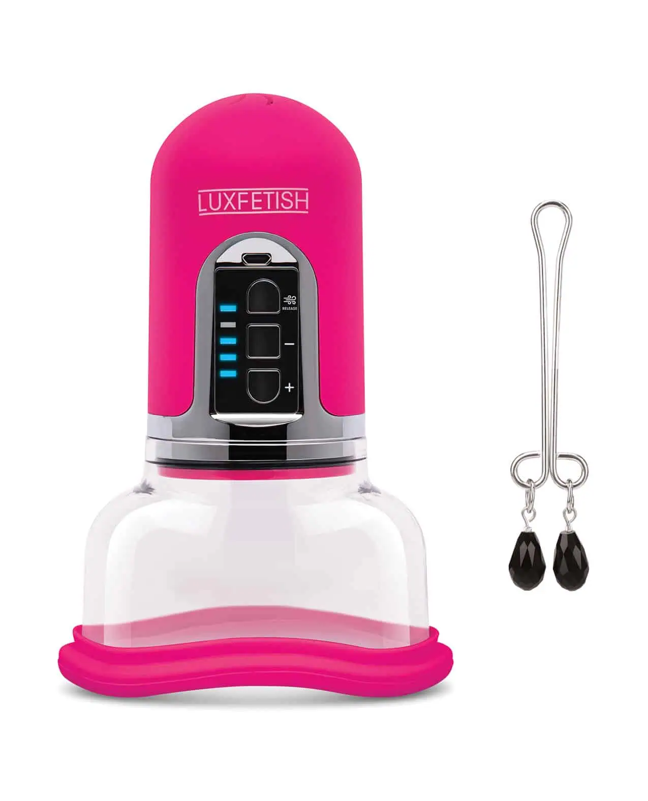 Lux Fetish Pussy Pump w/Clit Clamp - Image 2