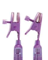 Lux Fetish Vibrating Nipple Clamps w/Wired Remote Control - Image 3