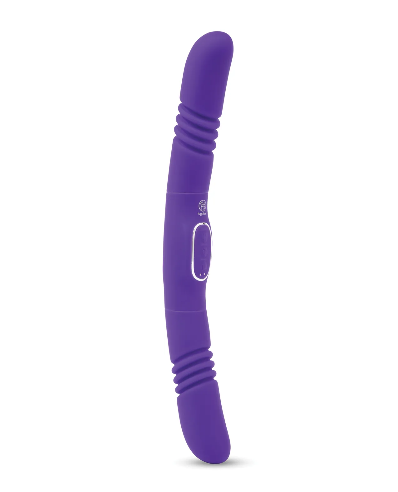 Together Double Delight Double-Ended Vibrating & Thrusting Vibrator - Image 2