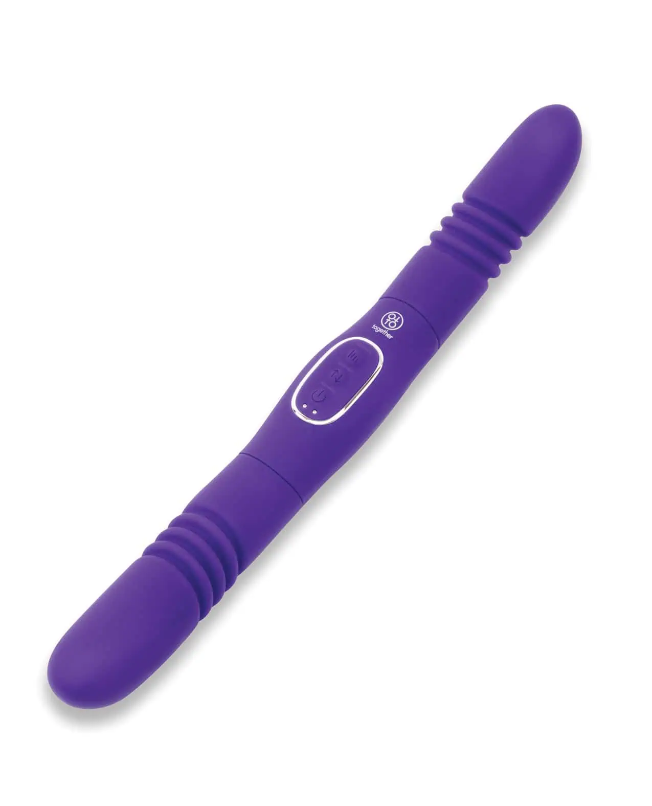 Together Double Delight Double-Ended Vibrating & Thrusting Vibrator - Image 3