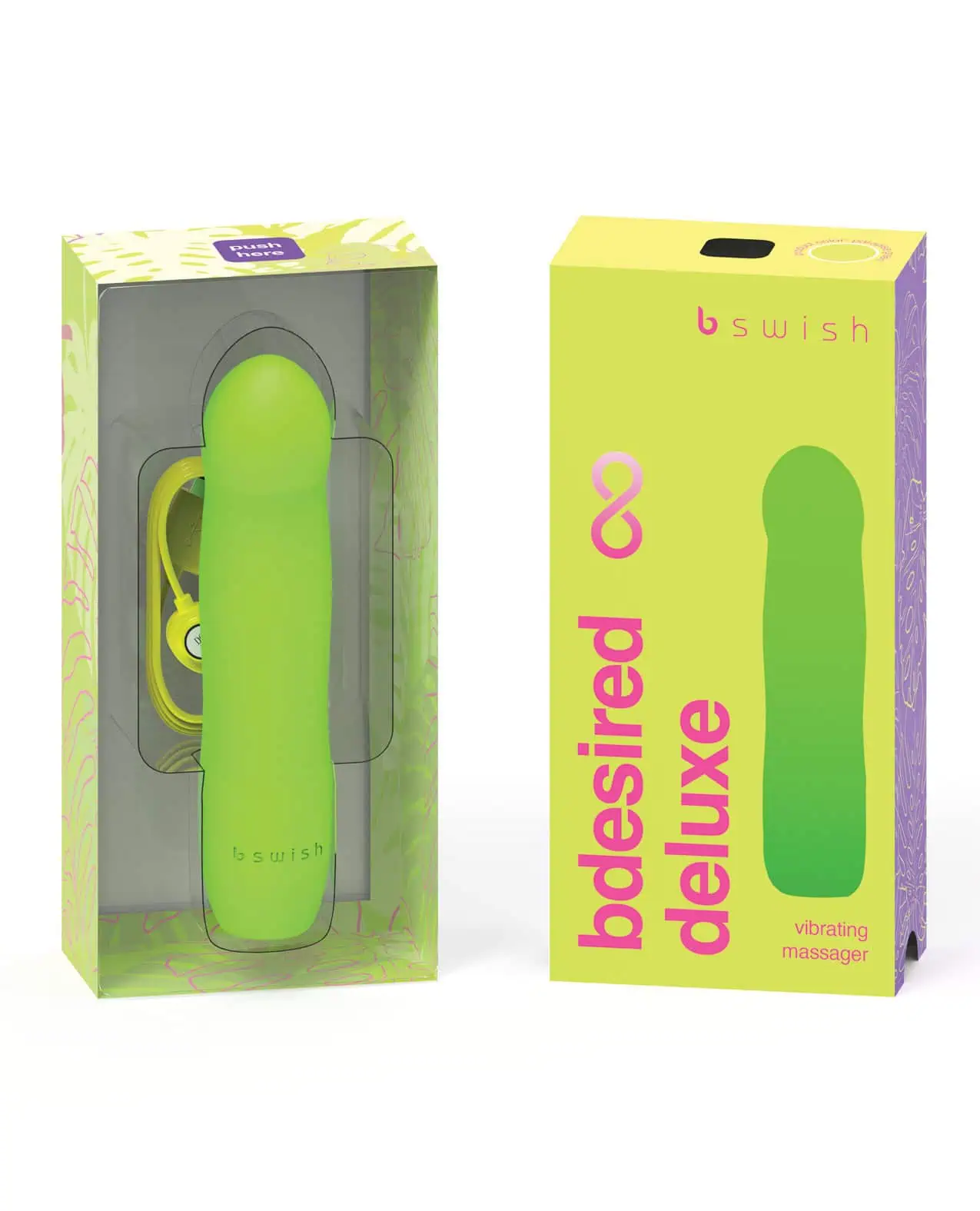 Bdesired Infinite Deluxe Paradise Vibrator - Green - Image 3