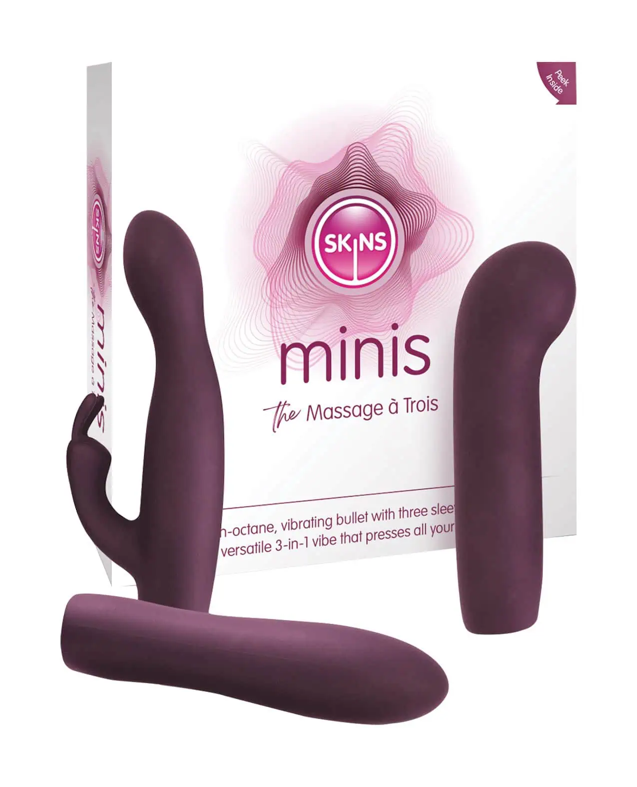 Skins Mini`s Massage A Trois - White/Magenta - Image 3