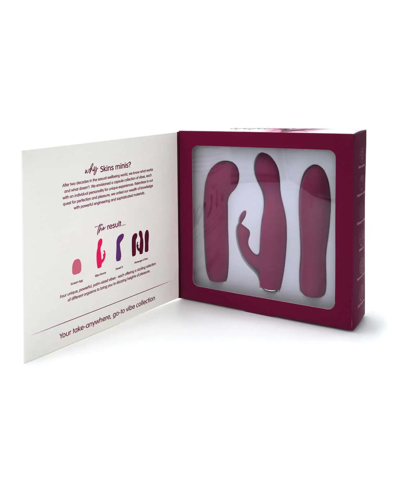 Skins Mini`s Massage A Trois - White/Magenta - Image 6