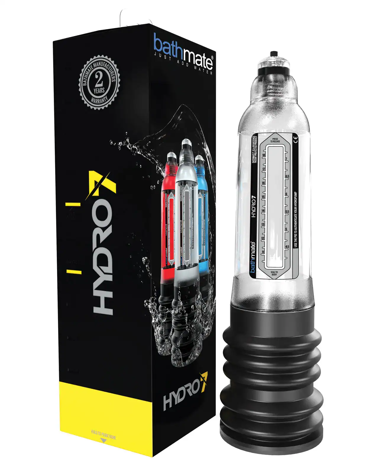 Bathmate Hydro 7 Hydropump - Clear - Image 3