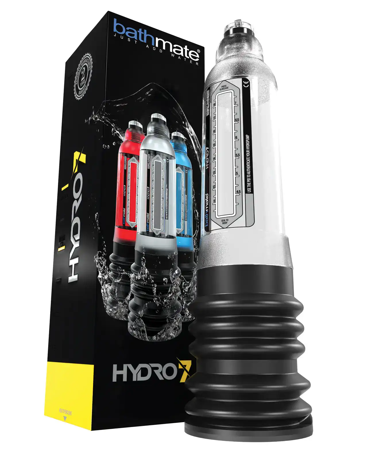Bathmate Hydro 7 Hydropump - Clear - Image 4