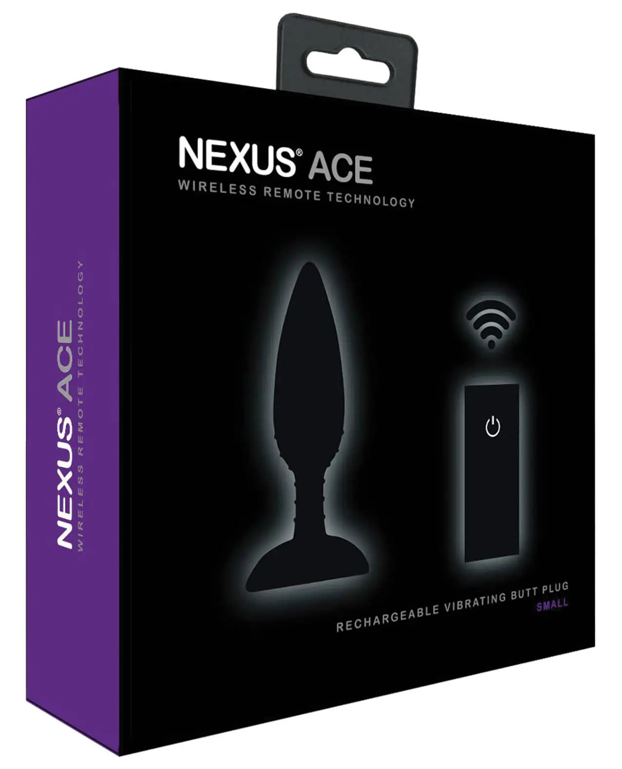 Nexus Ace Remote Control Butt Plug Small - Black - Image 3