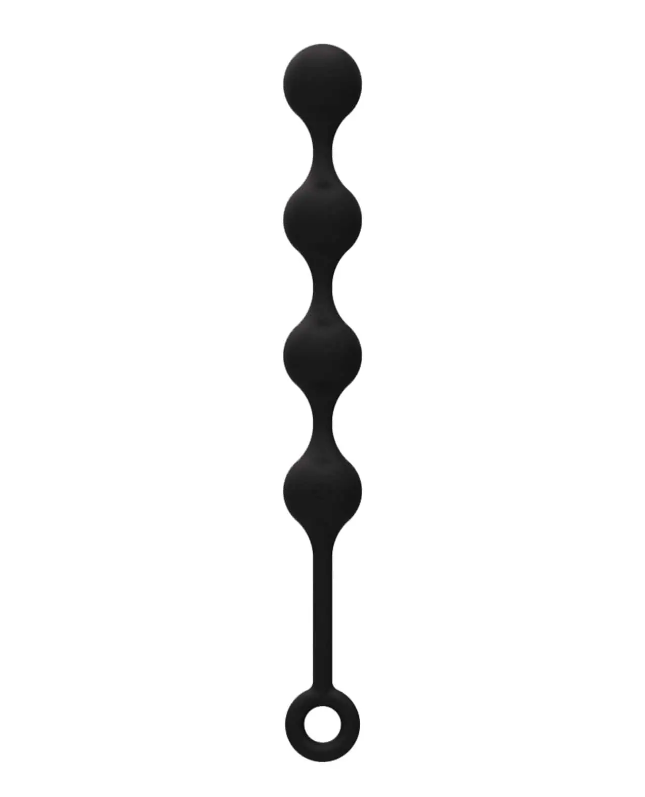 Nexus Quattro Silicone Rechargeable Vibrating Pleasure Beads - Black - Image 4