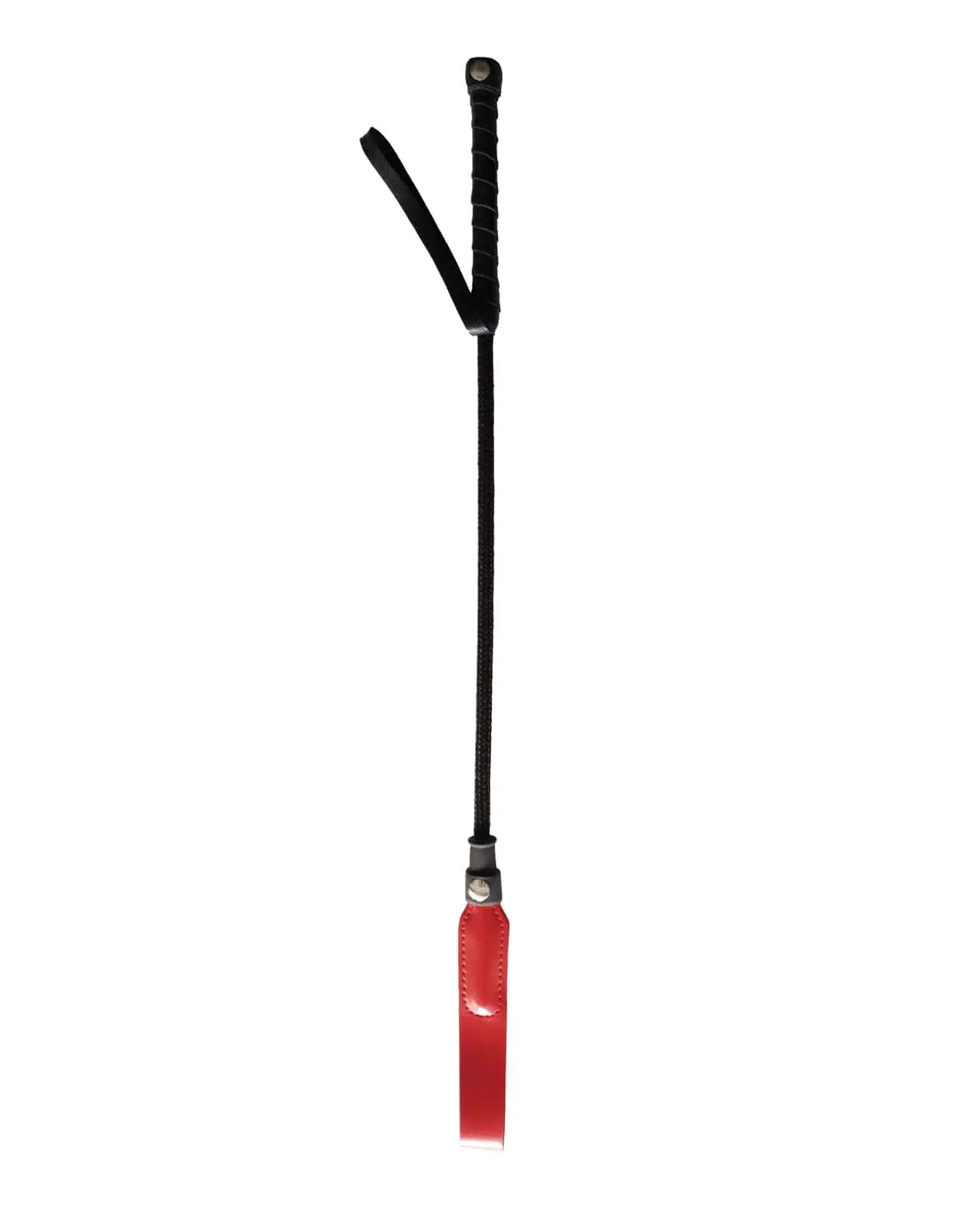 Rouge Short Riding Crop Slim Tip - Red - Image 3