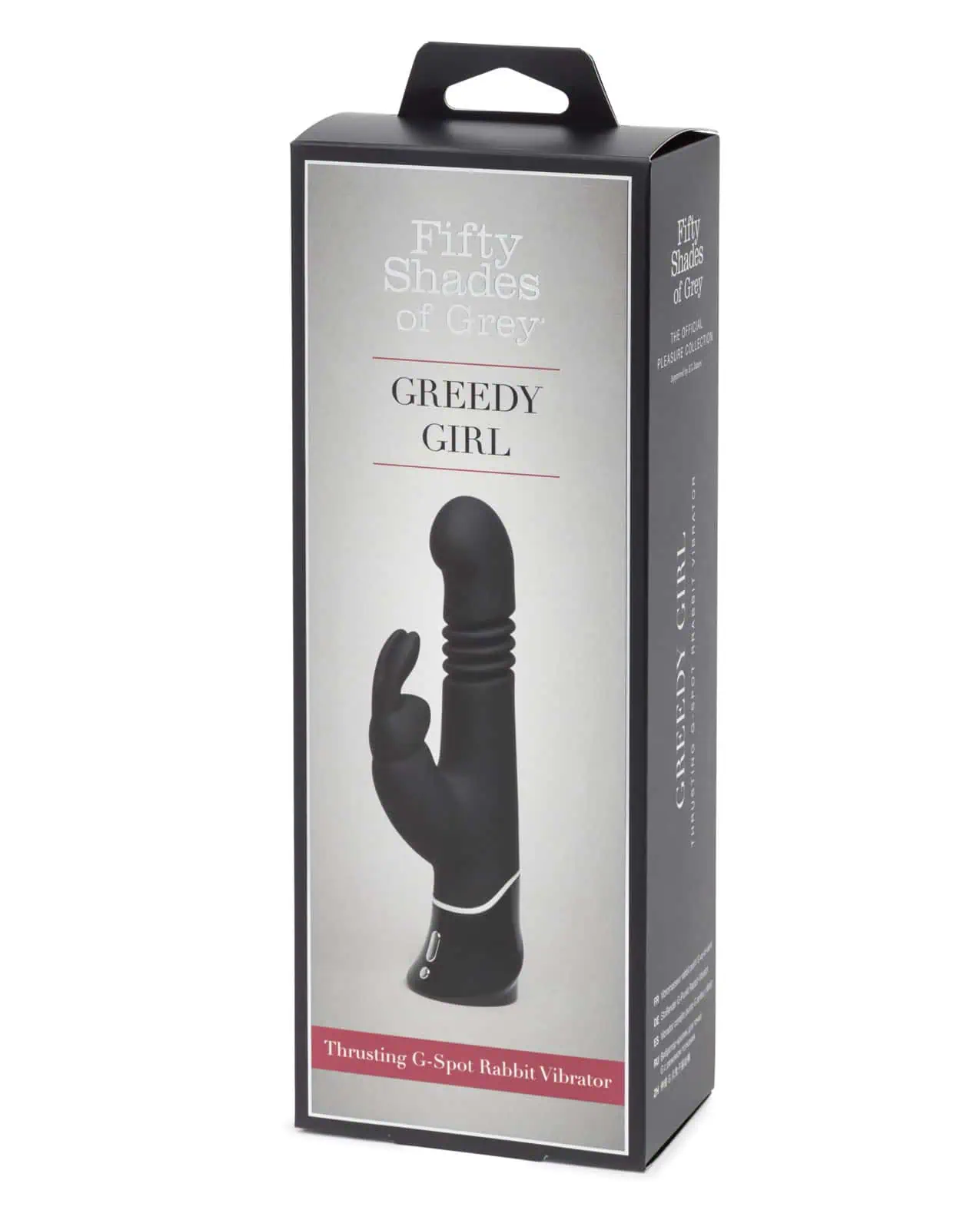 Fifty Shades of Grey Greedy Girl Rechargeable Thrusting G Spot Rabbit Vibrator - Black - Image 3