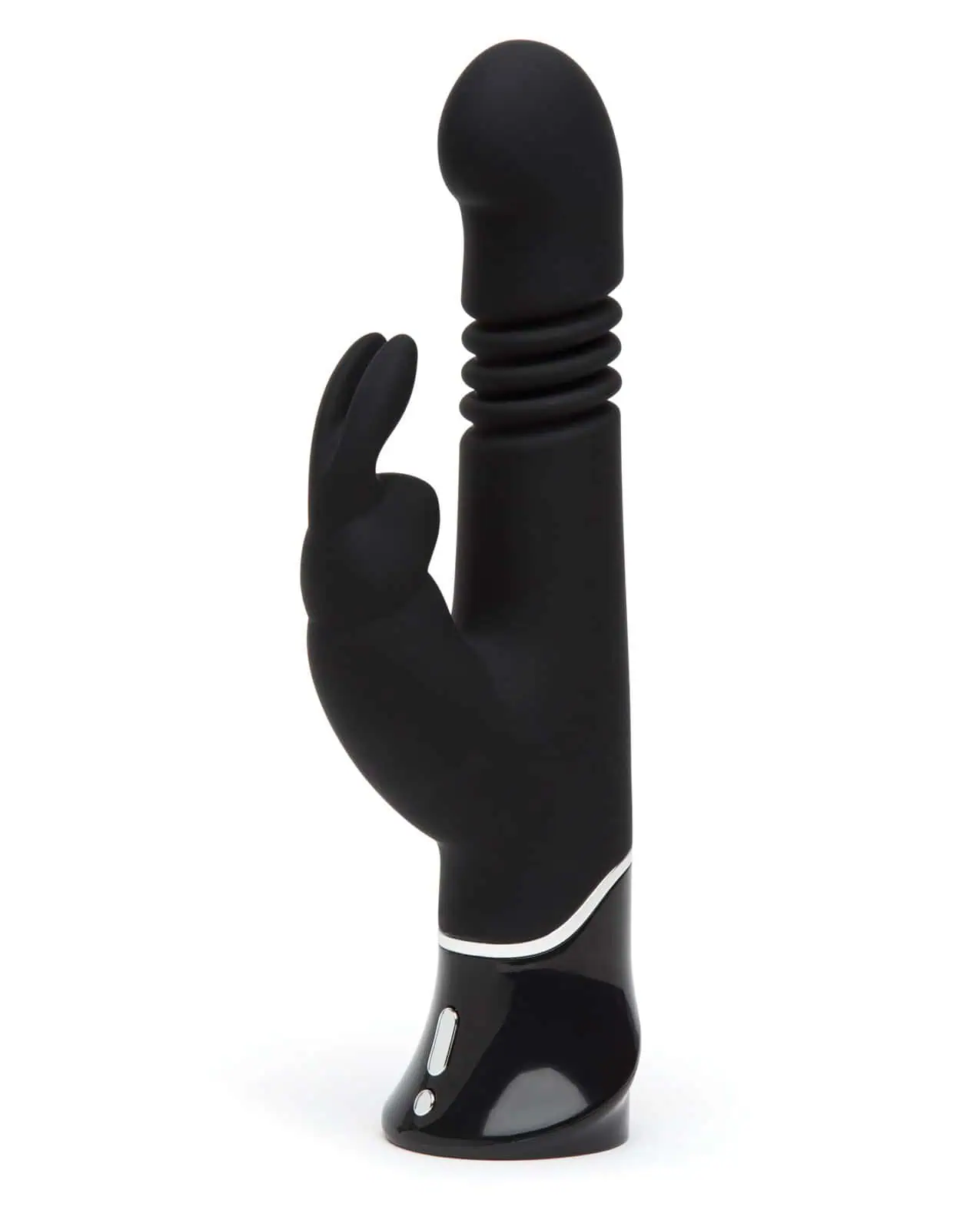 Fifty Shades of Grey Greedy Girl Rechargeable Thrusting G Spot Rabbit Vibrator - Black - Image 4
