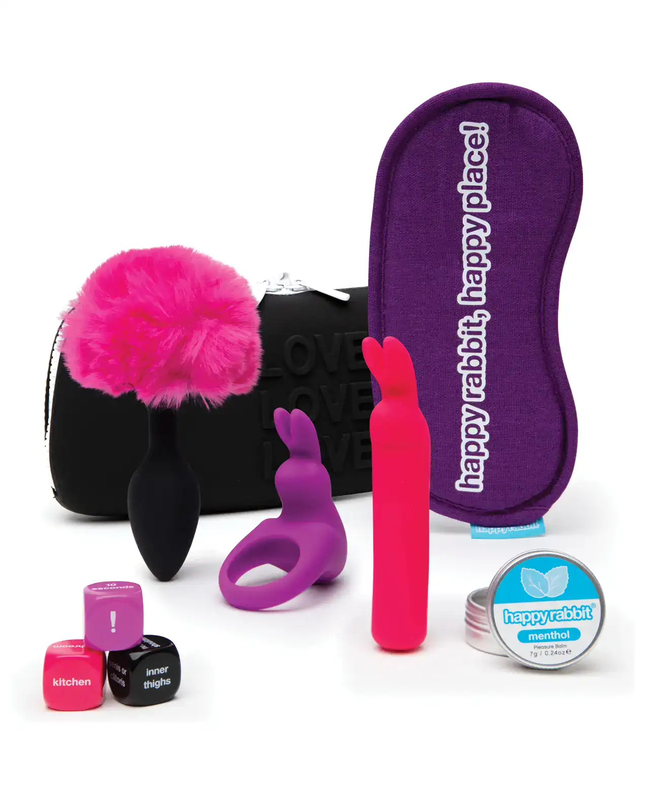 Happy Rabbit Couple's Pleasure Kit - Assorted Colors - Image 2