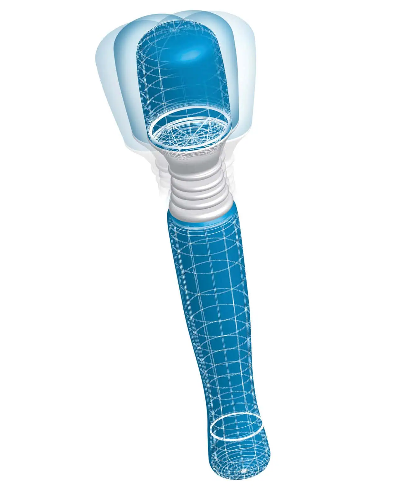 Mini Wanachi Massager Waterproof - Blue - Image 3