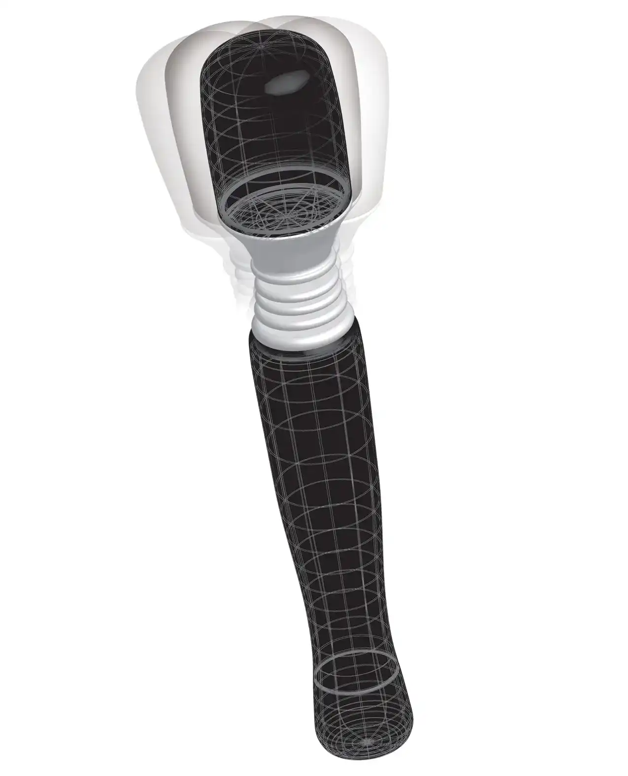 Mini Wanachi Massager Waterproof - Black - Image 5