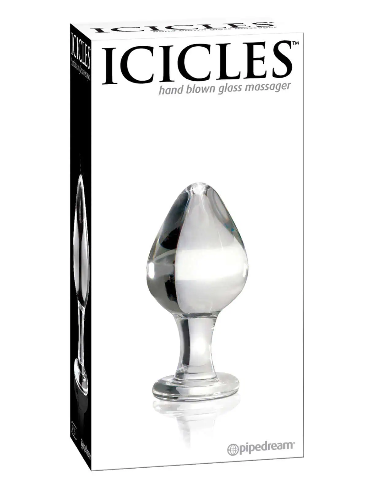 Icicles No. 25 Hand Blown Glass - Clear - Image 3