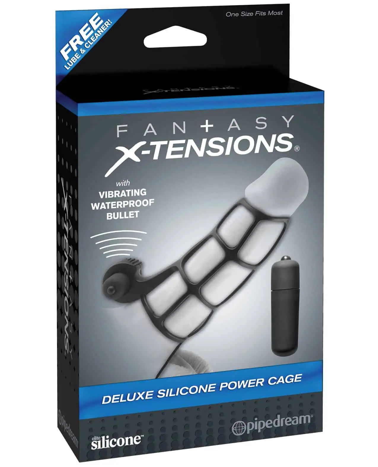 Fantasy X-tensions Deluxe Silicone Power Cage - Black - Image 3