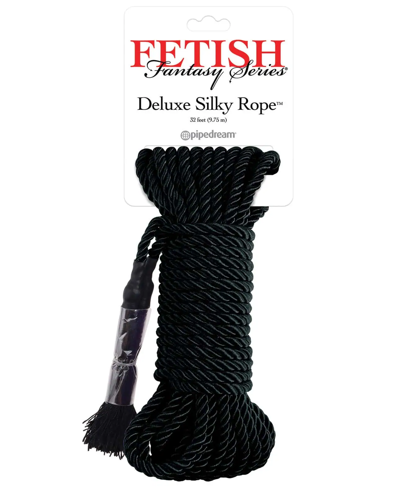 Fetish Fantasy Series Deluxe Silk Rope - Black - Image 3