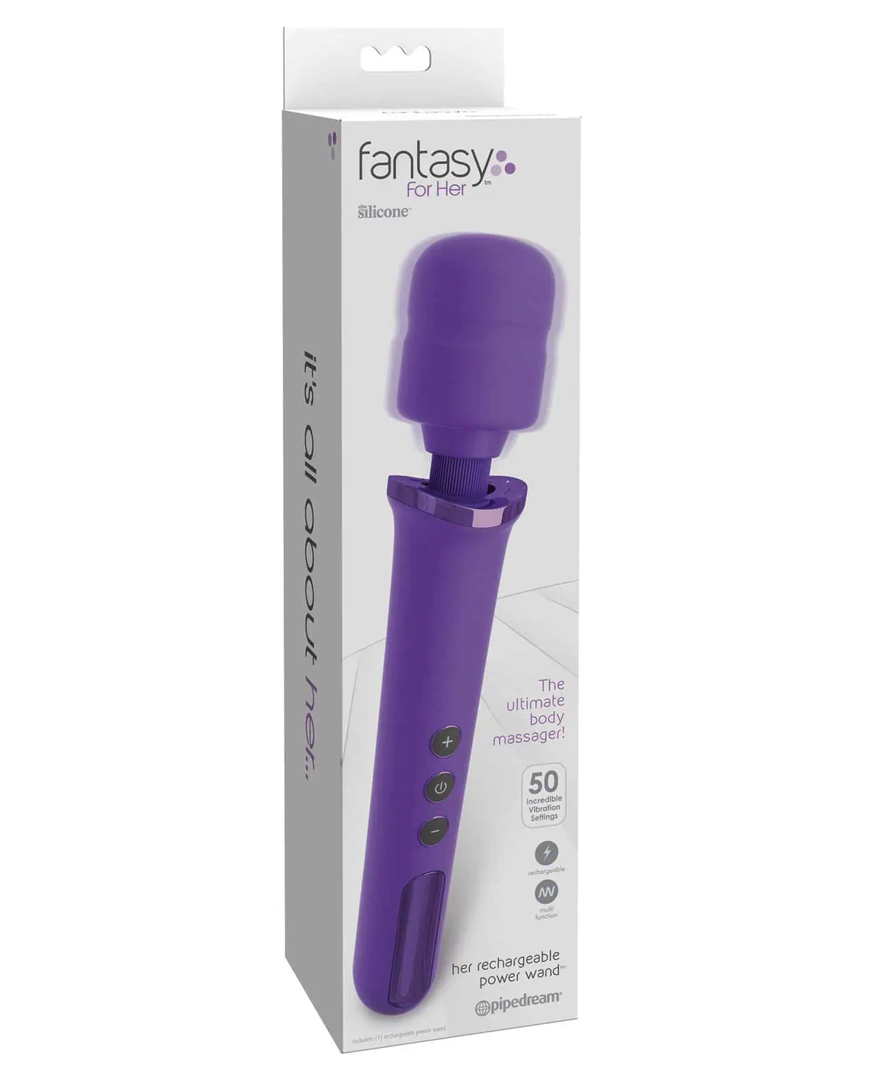 Fantasy for Her Rechargeable Power Wand - Purple - Image 3