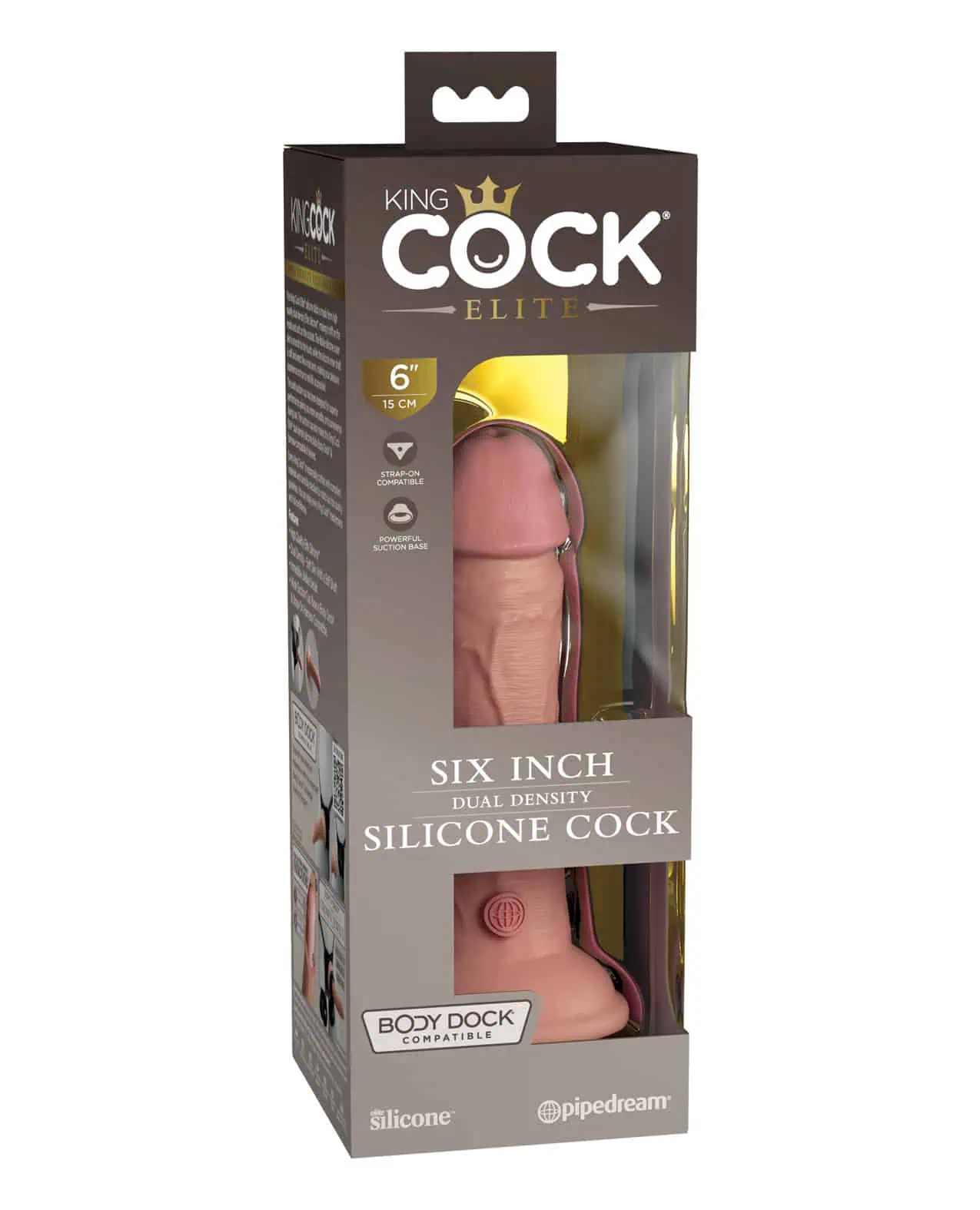 King Cock Elite Dual Density Cock 6 Light - Image 3
