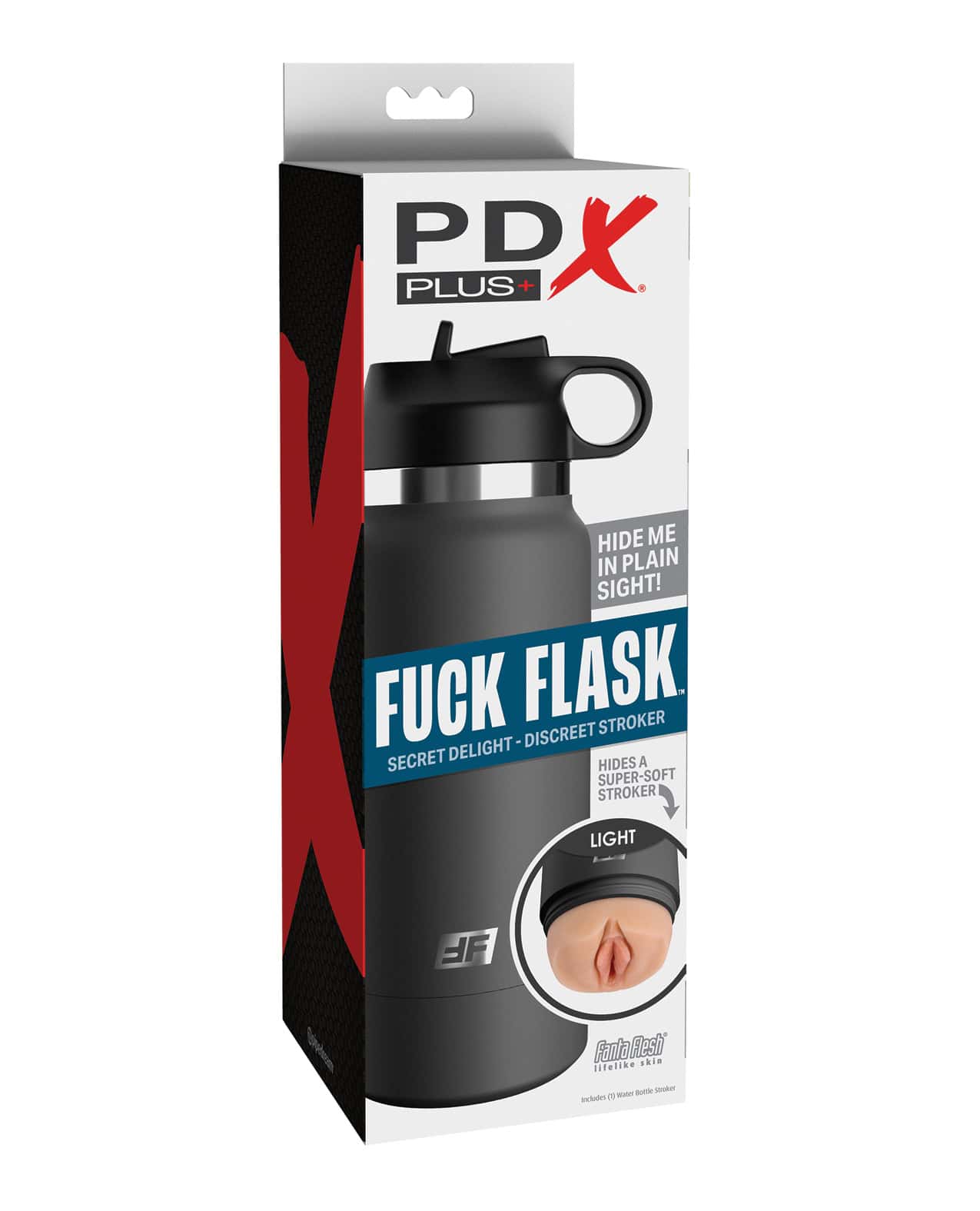 Buy PDX Plus Fuck Flask Secret Deligh Light/Gray | Jack and Jill Adult