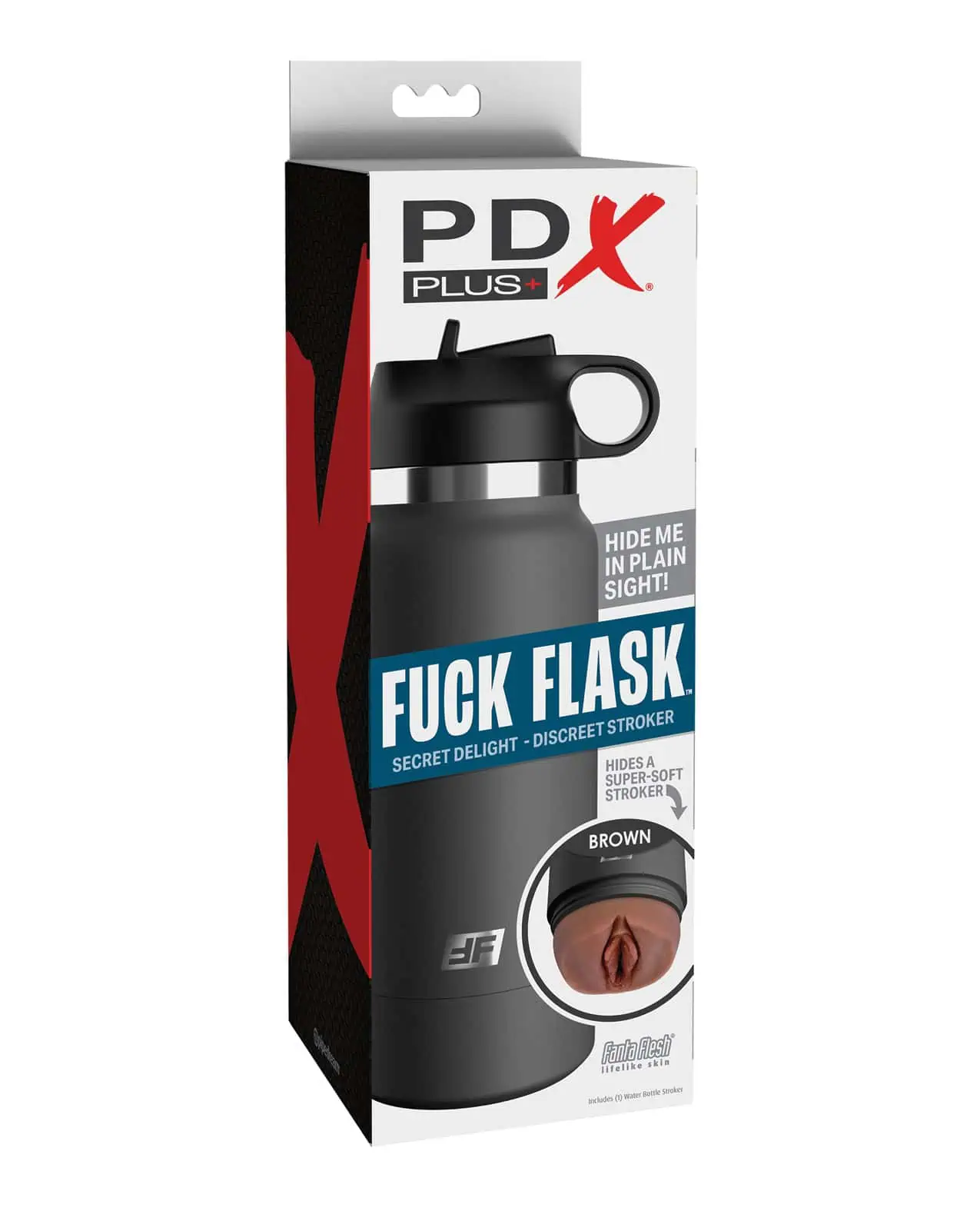 PDX Plus Fuck Flask Secret Deligh Brown/Gray - Image 3