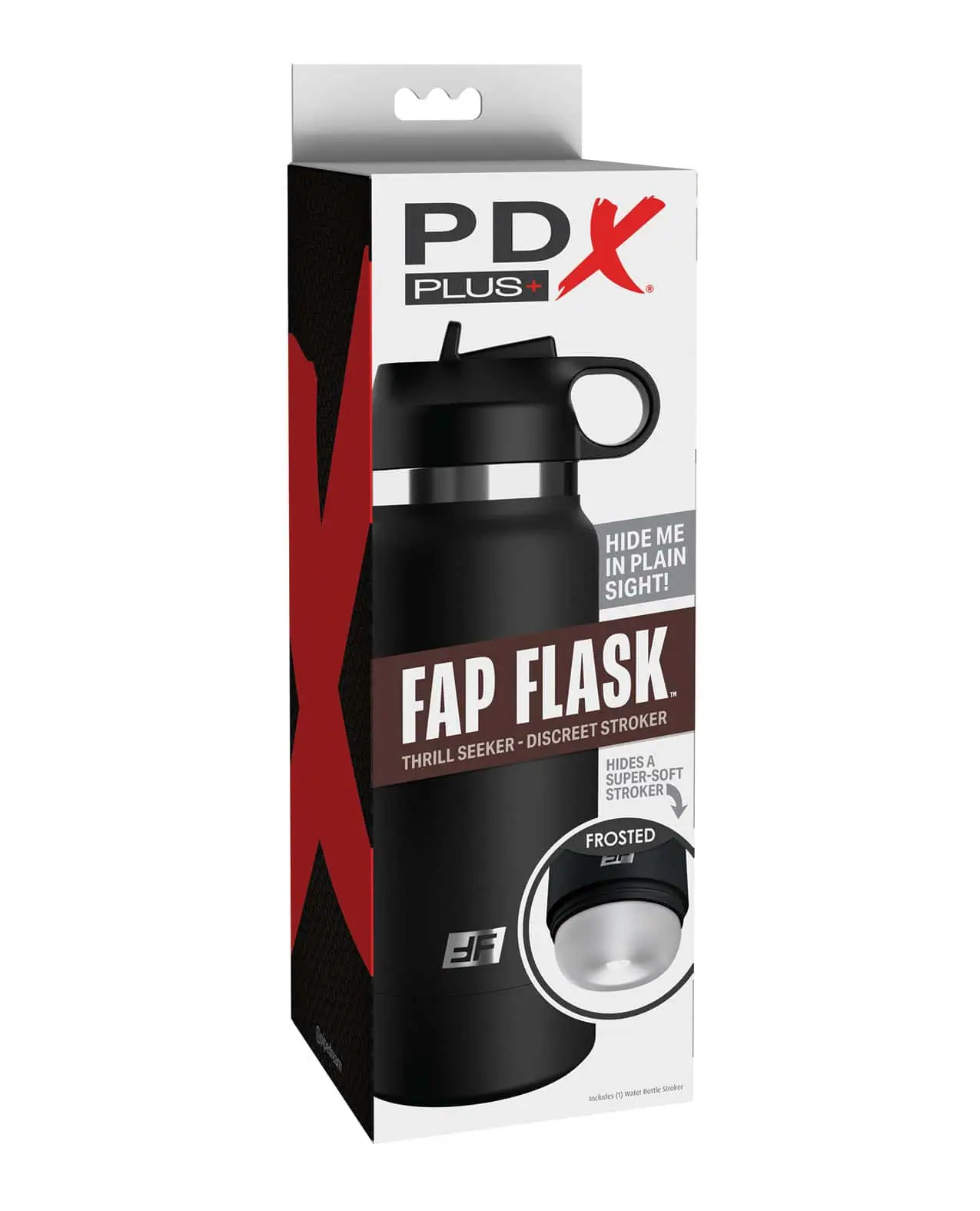 PDX Plus Fap Flask Thrill Seek - Frosted/Black - Image 3