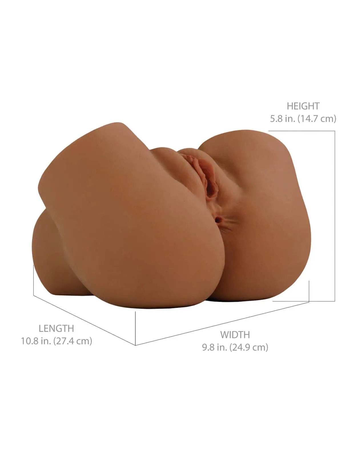 Back That Ass Up Automatic Mega Masturbator - Brown - Image 4