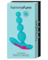 Femme Funn Beads Vibrating Anal Beads - Turquoise - Image 1