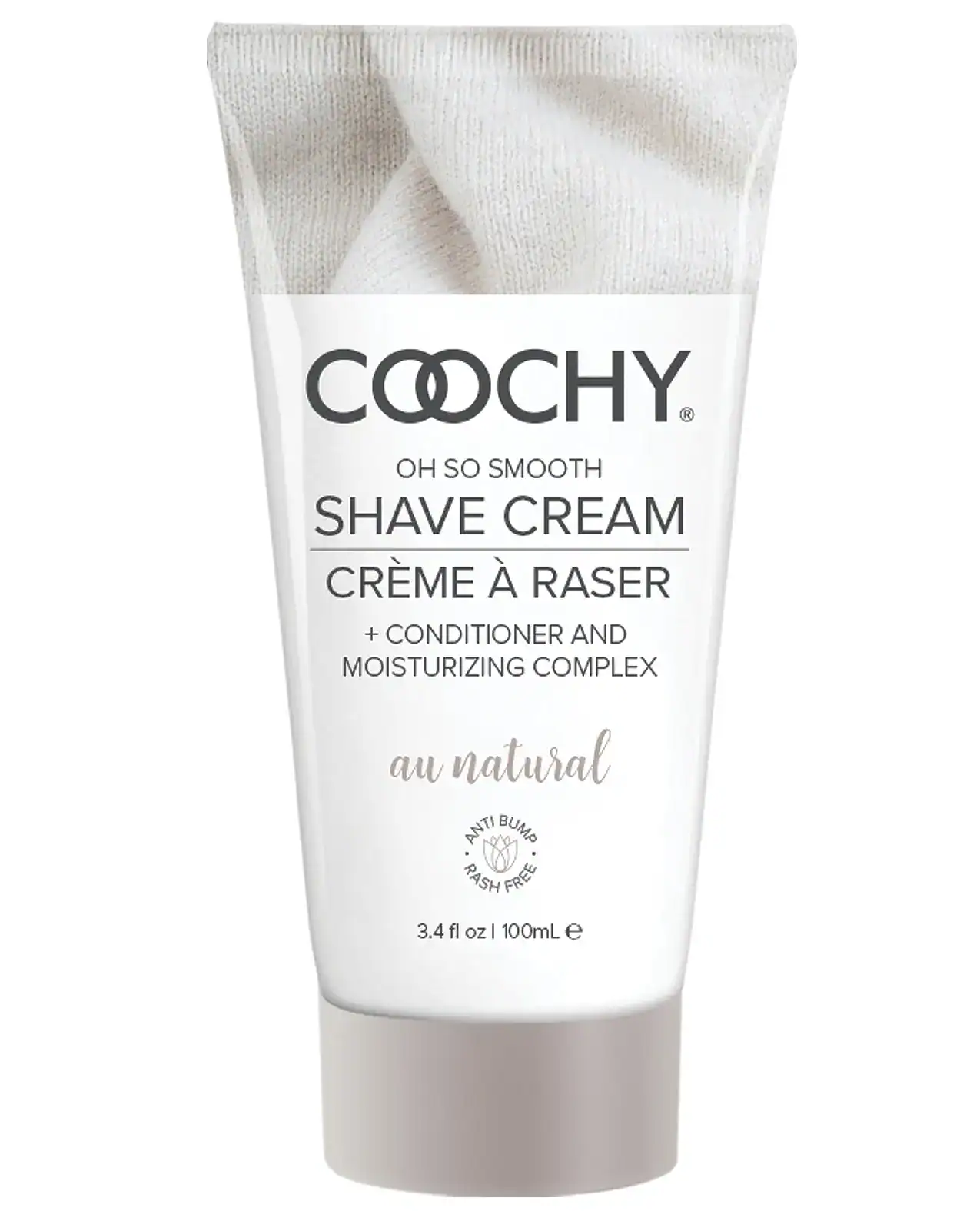 COOCHY Shave Cream - 3.4 oz Au Natural - Image 2