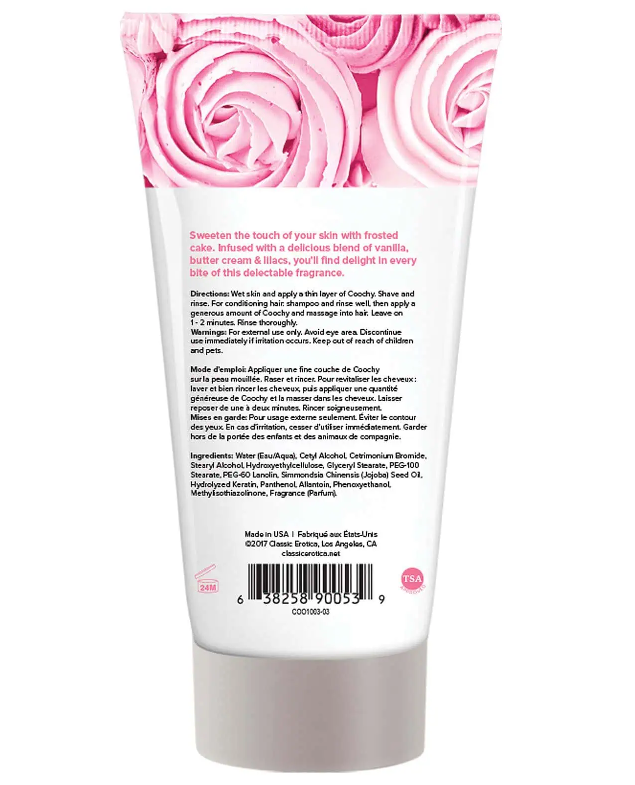 COOCHY Shave Cream - 3.4 oz Frosted Cake - Image 3